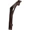 Ekena Millwork Legacy Wrought Iron Bracket, (Single center brace), Antiqued Copper 1 1/2"W x 5 1/2"D x 8"H BKTM01X05X08SLEACO - alternate 1
